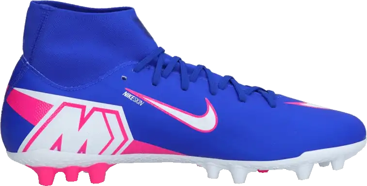 Pánské lisovky Nike Zoom Mercurial Superfly 10 Academy AG modré