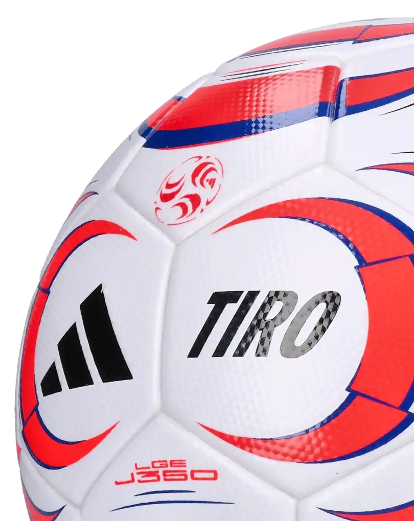 Fotbalový míč Adidas Tiro League J350 velikost 4 bílo-červený