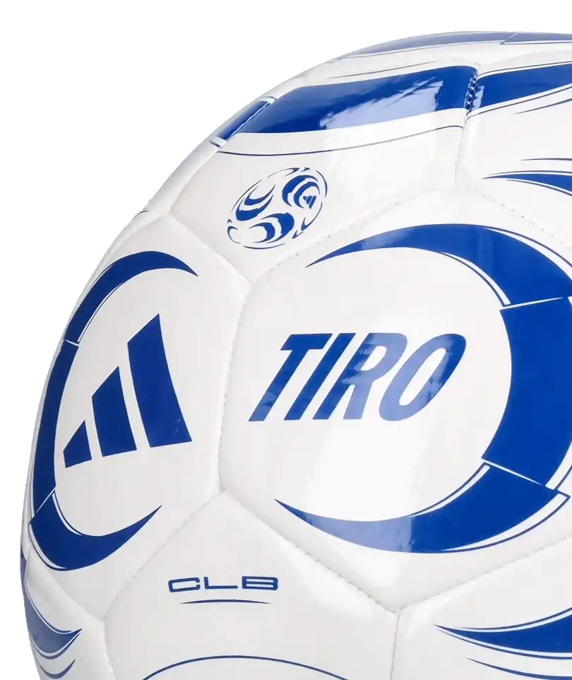 Fotbalový míč Adidas Tiro Club velikost 5 bílo-modrý2