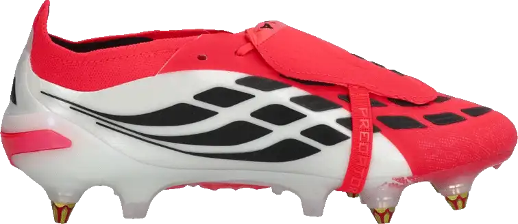 Pánské kopačky kolíky Adidas Predator Elite FT SG červené2