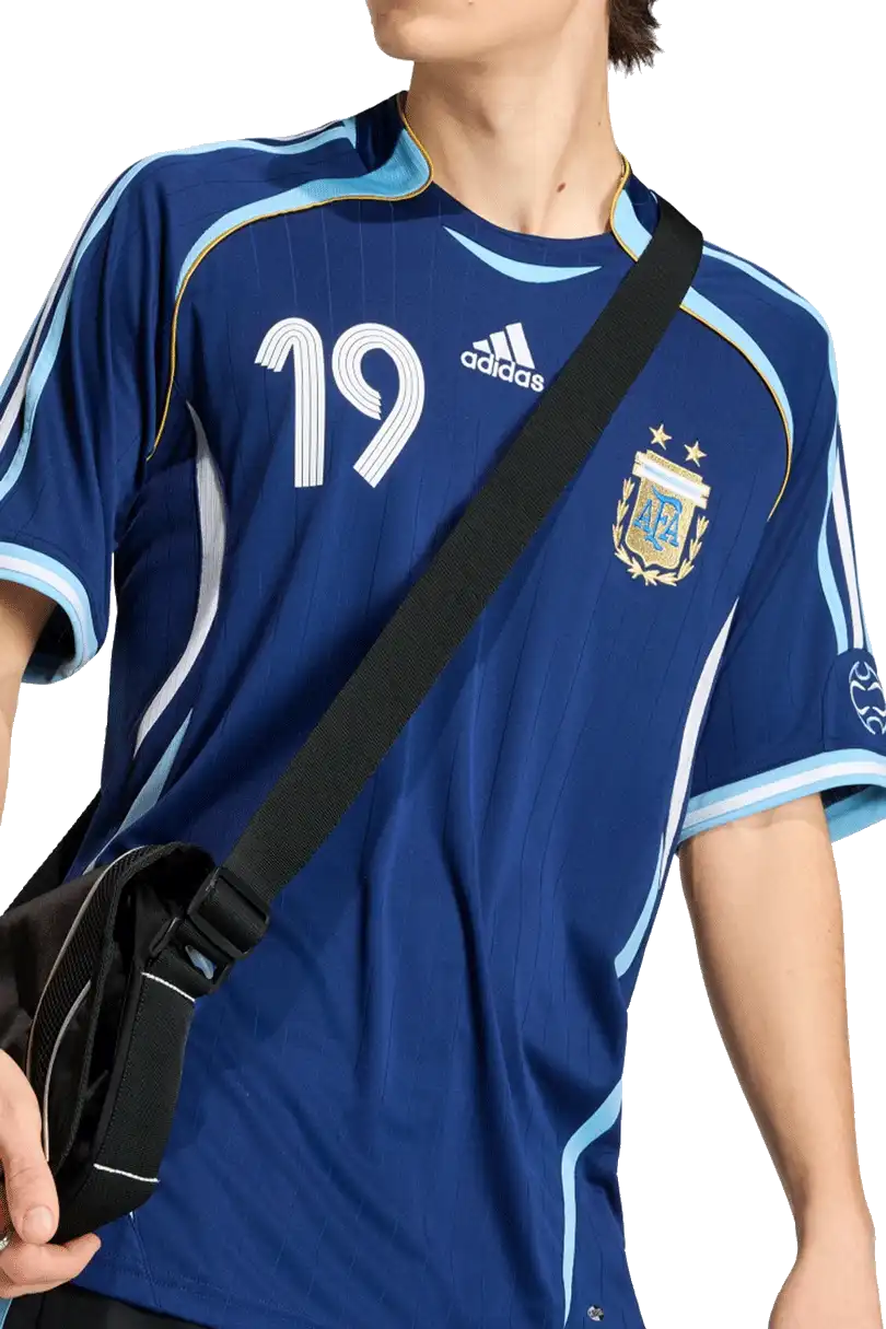 Pánský venkovní fotbalový dres Adidas Argentina 2026 Messi modrý
