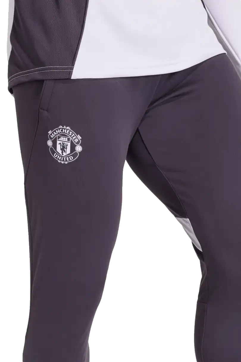 Pánské tréninkové kalhoty Adidas Manchester United 25/26 Competition fialové