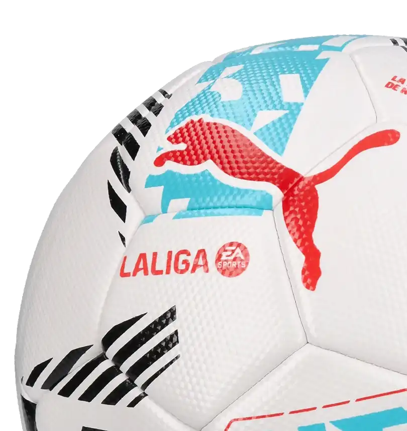 Fotbalový míč Puma Orbita La Liga 1 25/26 Replica velikost 5 bílý