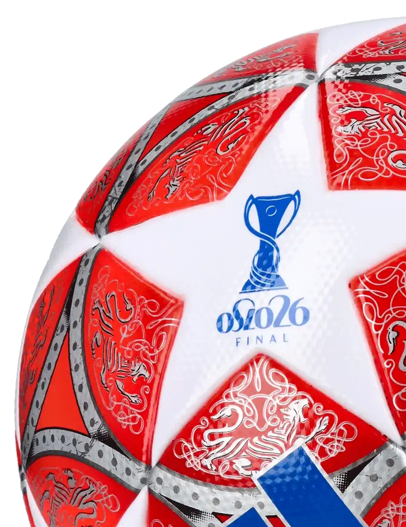 Fotbalový míč Adidas WUCL League 25/26 velikost 5 bílo-červený