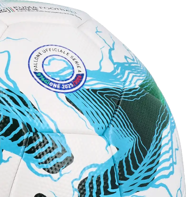 Fotbalový míč Puma Orbita Serie A 25/26 Replica velikost 4 bílý