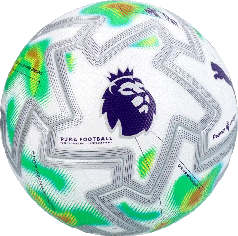 Fotbalový míč Puma Orbita Ultimate Thrill Premier League velikost 5 bílý