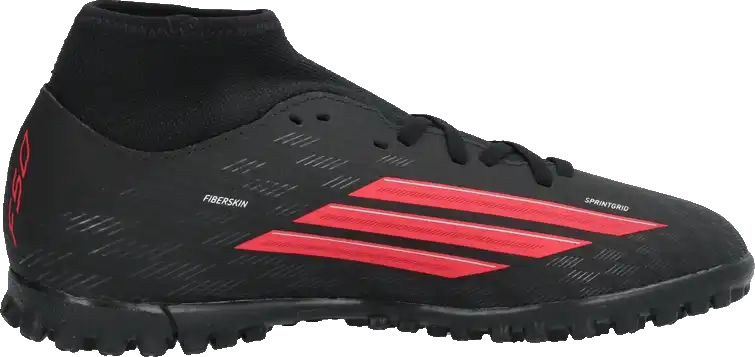 Dětské kopačky turfy Adidas F50 Club Mid TF černé