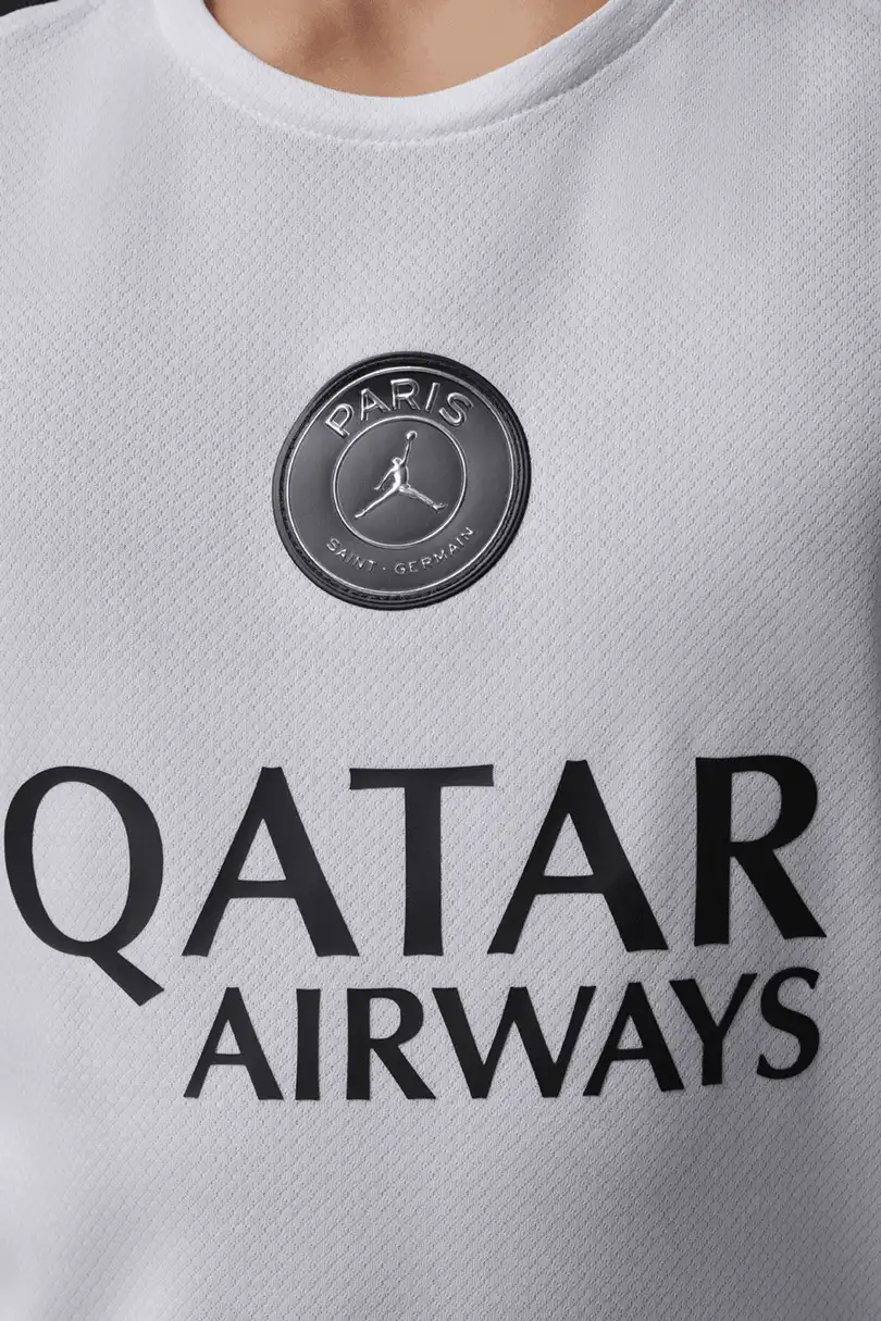 Dětské tréninkové tričko Nike PSG x Jordan 25/26 Strike šedé