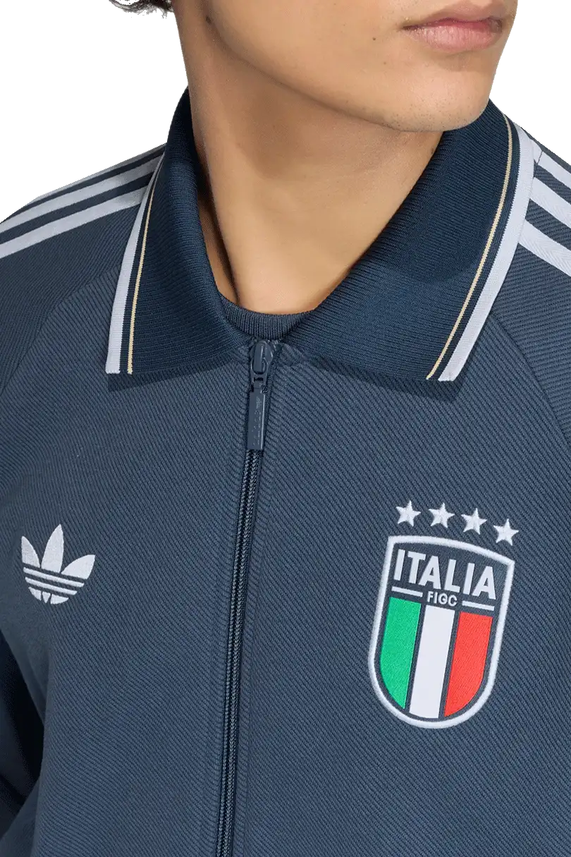Pánská venkovní bunda Adidas Originals Itálie 2026 Anthem modrá