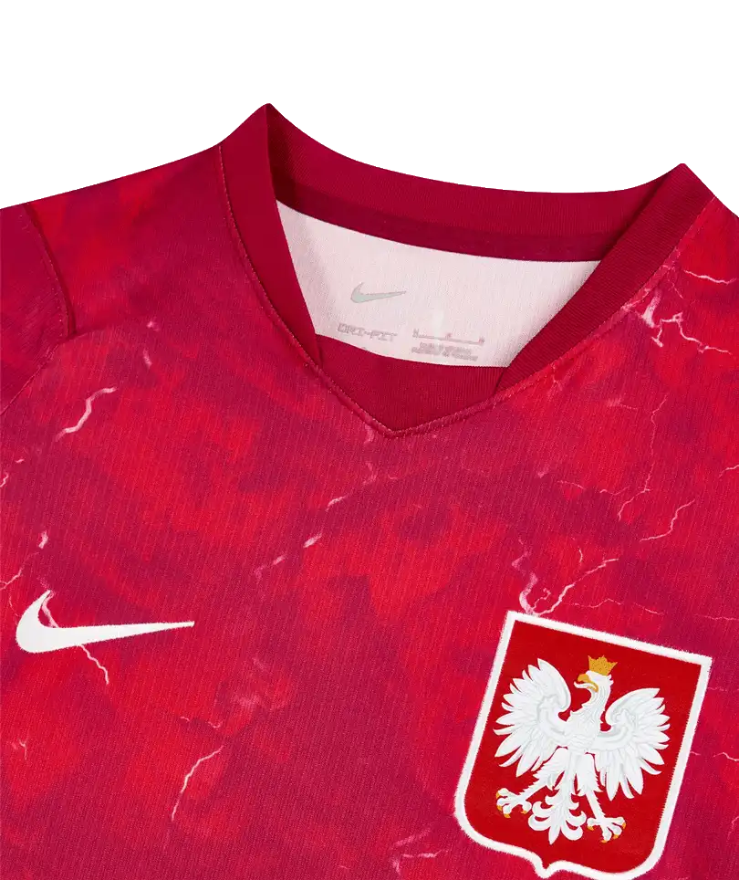 Pánský venkovní fotbalový dres Nike Polsko 2026 červený