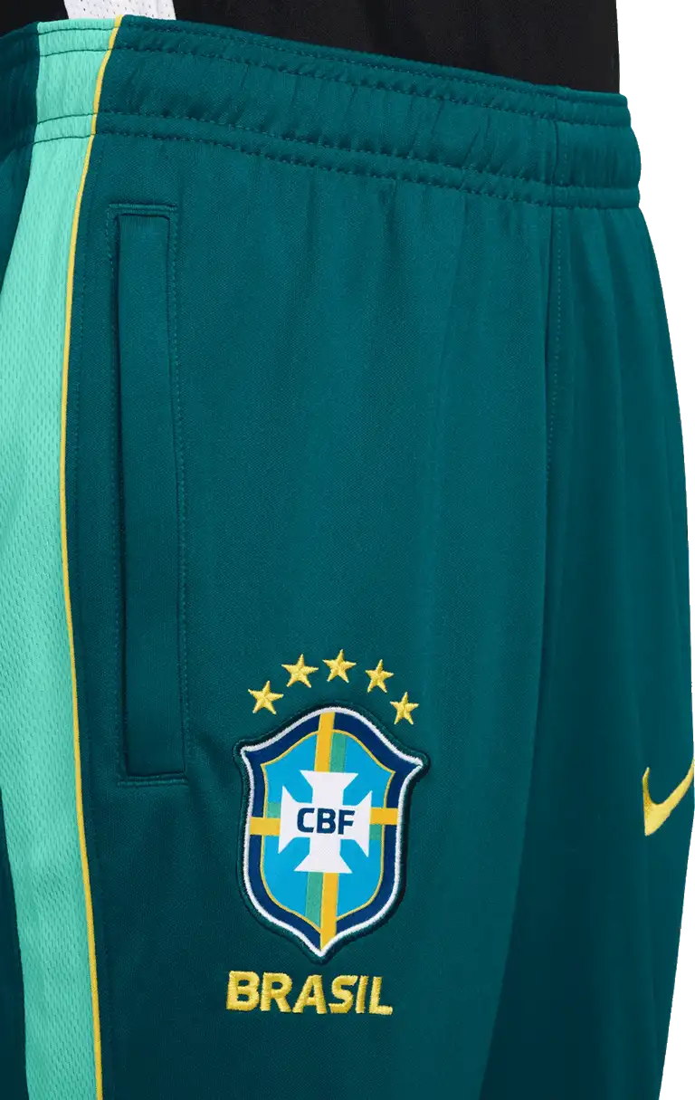 Dětské kalhoty Nike Brazílie 2026 Academy Pro zelené