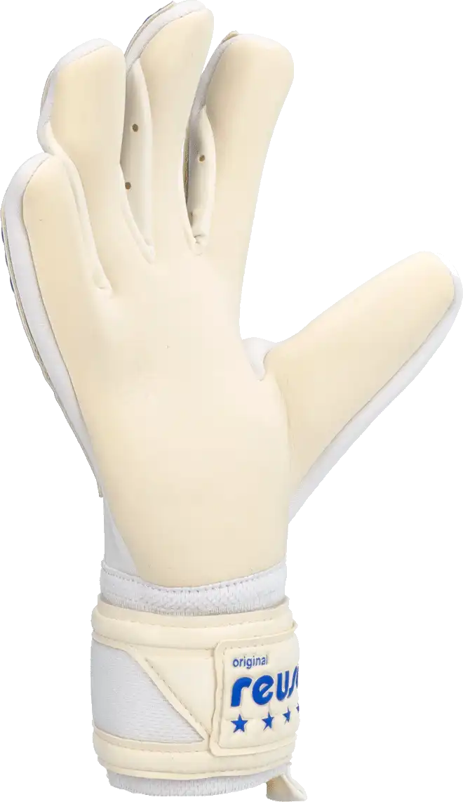 Pánské brankářské rukavice Reusch Legacy '86 Gold X bílo-modré