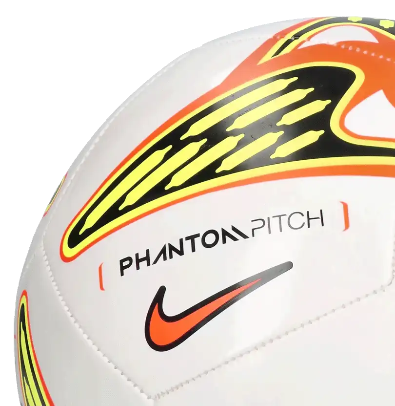 Fotbalový míč Nike Phantom velikost 5 bílo-oranžový