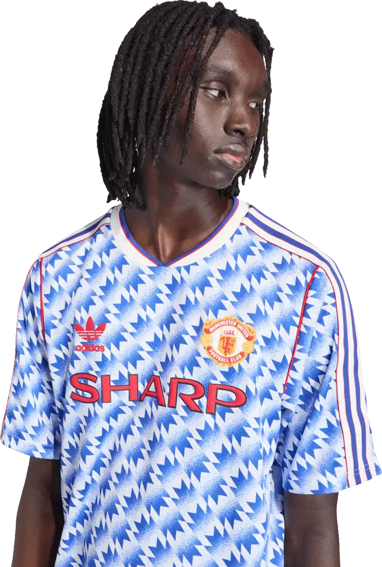 Pánský venkovní retro dres Adidas Manchester United 1990 modrý