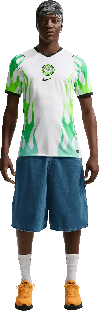 Pánský venkovní fotbalový dres Nike Nigérie 2026 bílý