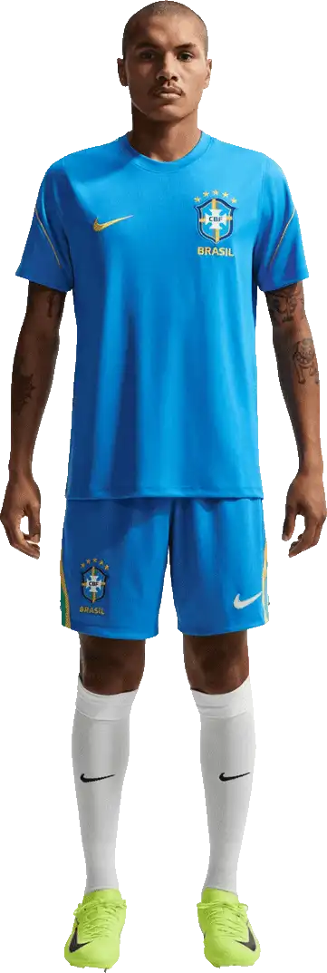 Pánské domácí fotbalové šortky Nike Brazílie 2026 modré