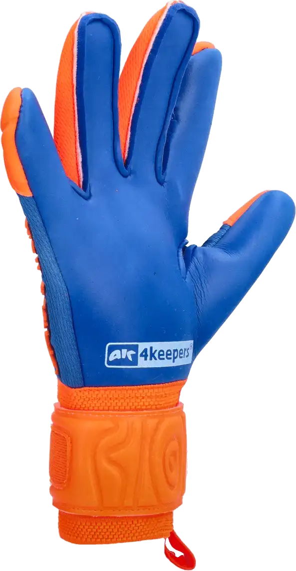 Pánské brankářské rukavice 4keepers Soft Grove HNC modro-oranžové