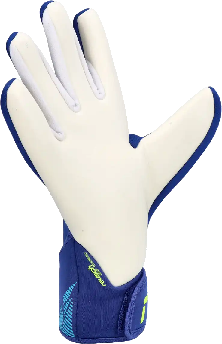 Dětské brankářské rukavice Reusch Fastgrip Fusion Advance modré