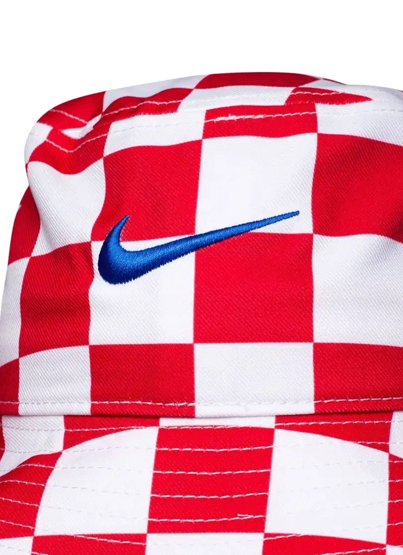 Unisex fotbalový klobouk Nike Chorvatsko 2026 Apex bílo-červený