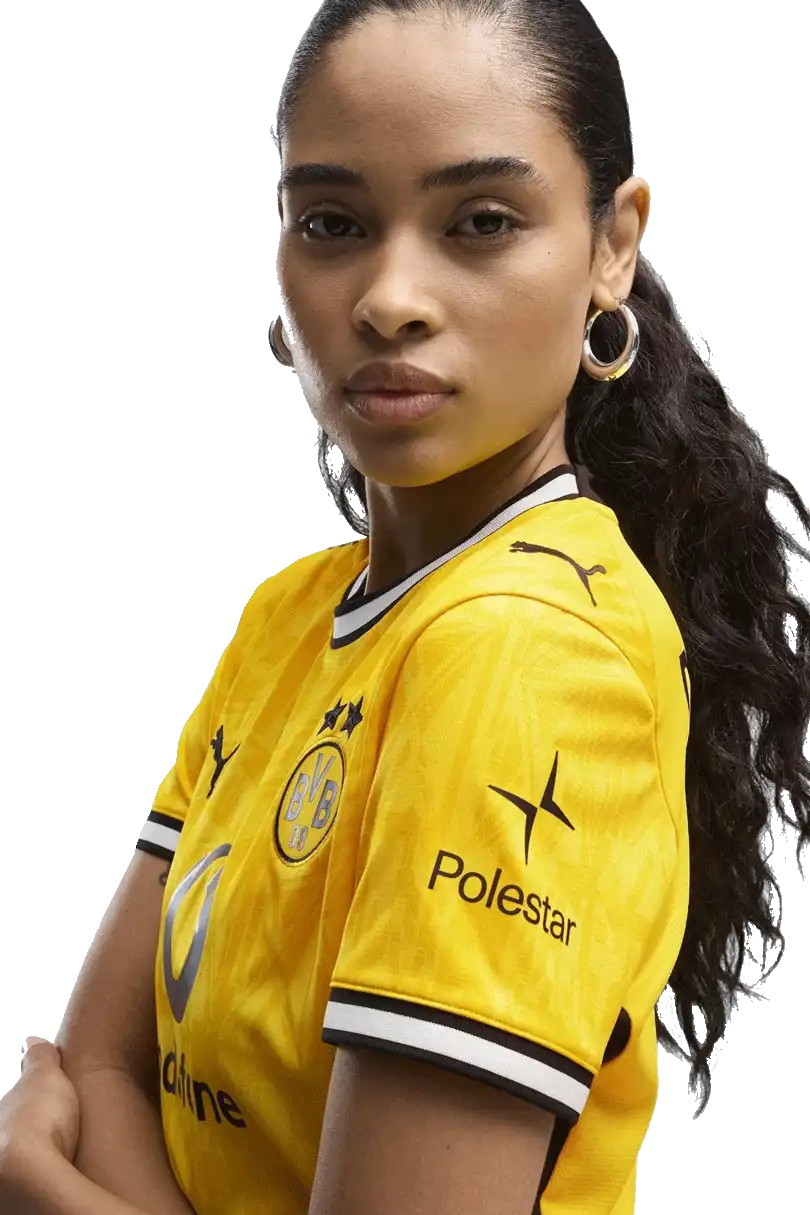 Dámský domácí zápasový dres Puma Borussia Dortmund 26/27 žlutý