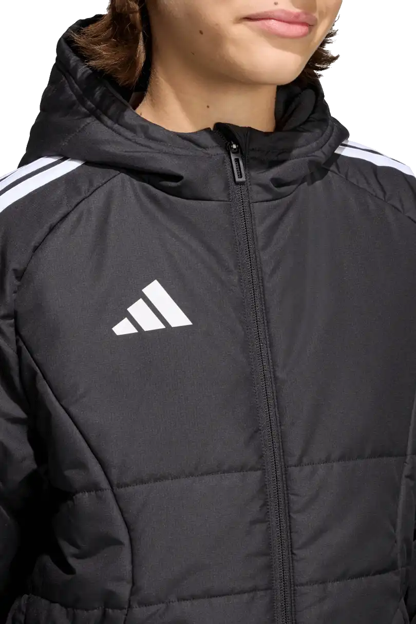Dětská zimní bunda s kapucí Adidas Tiro 26 Winter černá