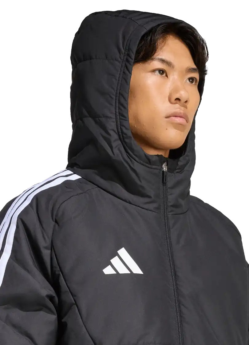 Pánská zimní bunda s kapucí Adidas Tiro 26 Winter černá
