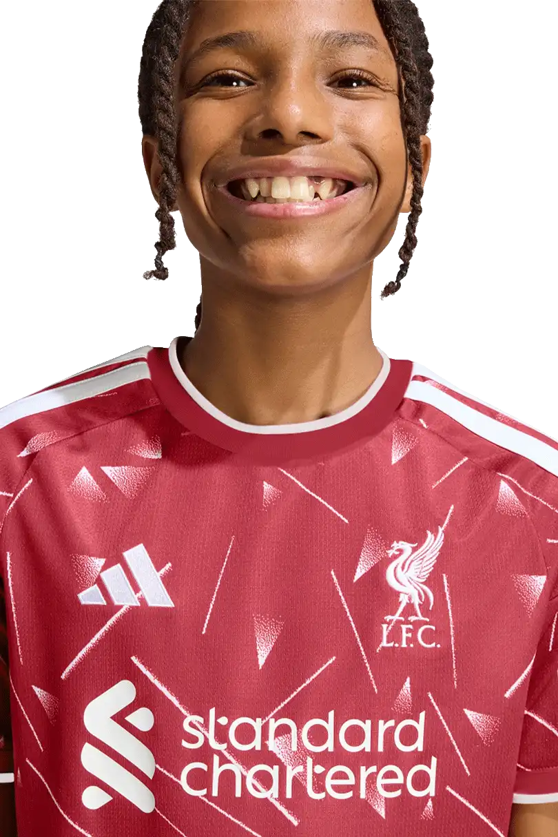 Dětský domácí fotbalový dres Adidas Liverpool FC 26/27 bordó