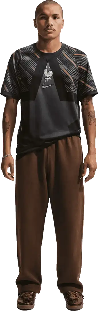Pánský brankářský fotbalový dres Nike Francie 2026 černý
