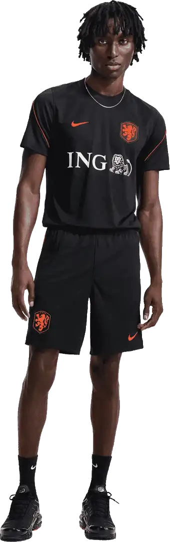 Pánské pleteninové šortky Nike Nizozemí 2026 Strike černé