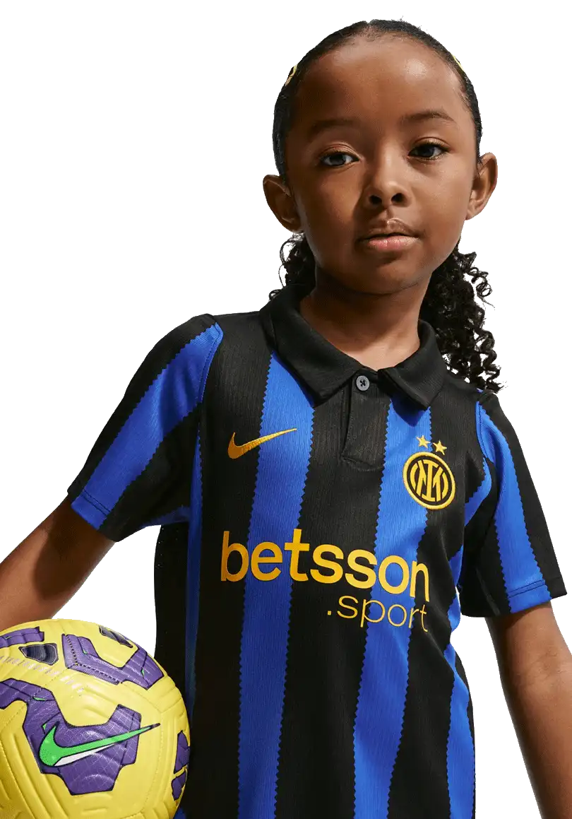 Dětská domácí souprava Nike Inter Milan 26/27 pro malé děti modro-černá