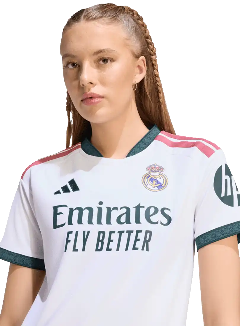 Dámský domácí fotbalový dres Adidas Real Madrid 26/27 bílý