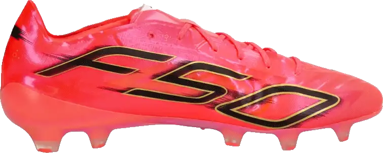 Pánské kopačky lisovky Adidas F50 Elite Hyperfast EVO FG růžové