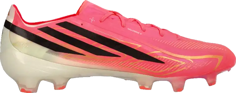 Pánské kopačky lisovky Adidas F50 Elite Hyperfast FG růžové