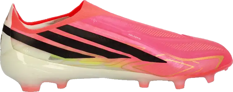Dětské kopačky lisovky Adidas F50 Elite Hyperfast LL FG BTK růžové