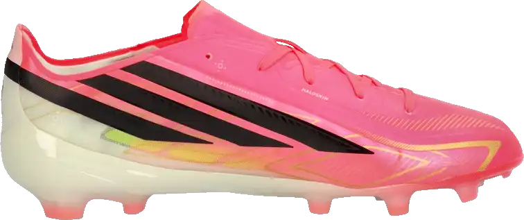 Dětské kopačky lisovky Adidas F50 Elite Hyperfast FG růžové