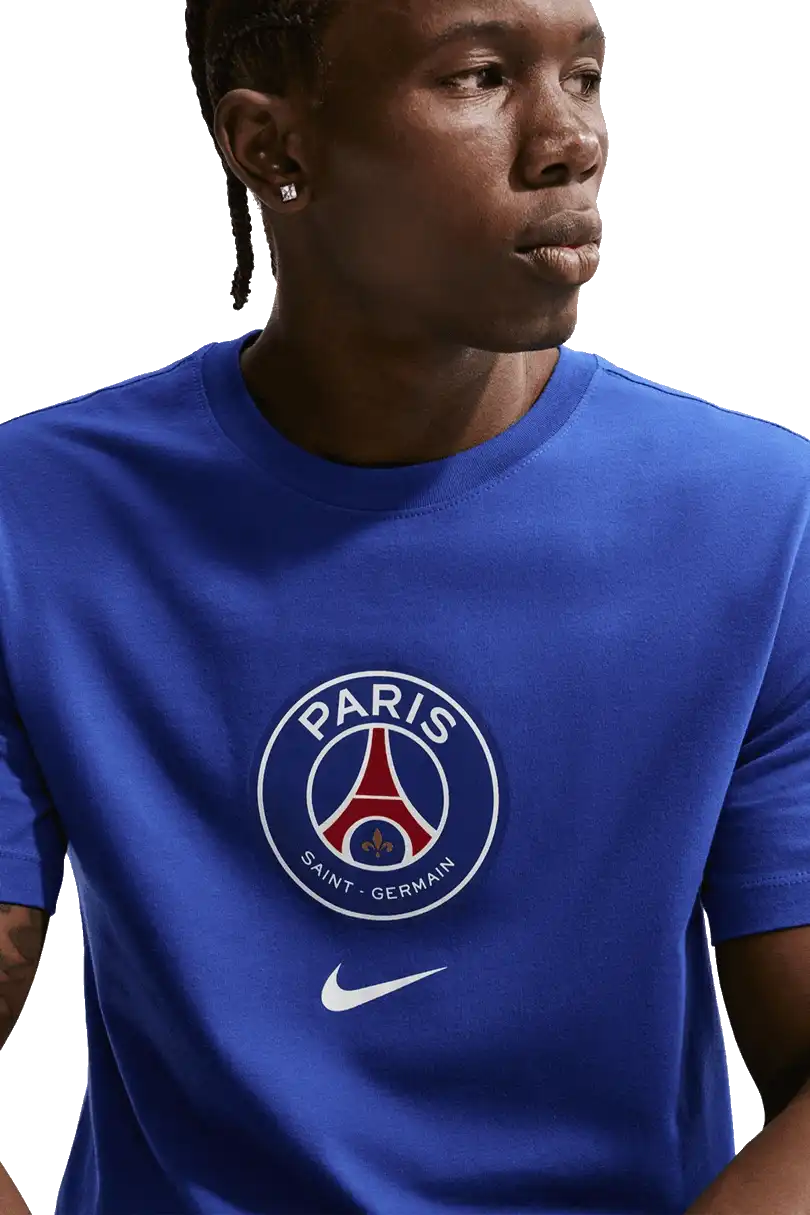 Pánské tričko s krátkým rukávem Nike PSG 26/27 Crest Tee modré