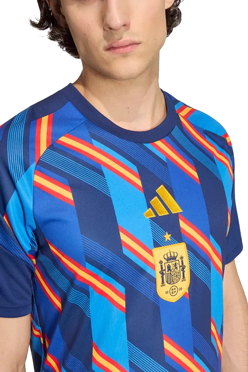 Pánský předzápasový dres Adidas Španělsko 26/27 modrý