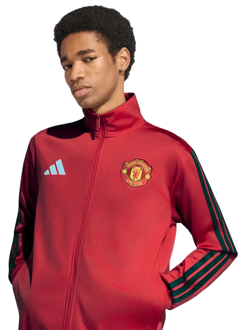 Pánský sportovní top Adidas Manchester United 26/27 DNA Track Top červený