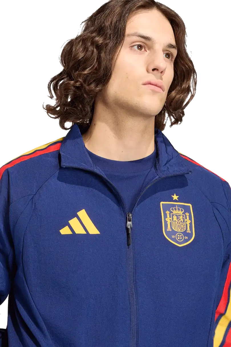 Pánská domácí bunda Adidas Španělsko 2026 Anthem modrá