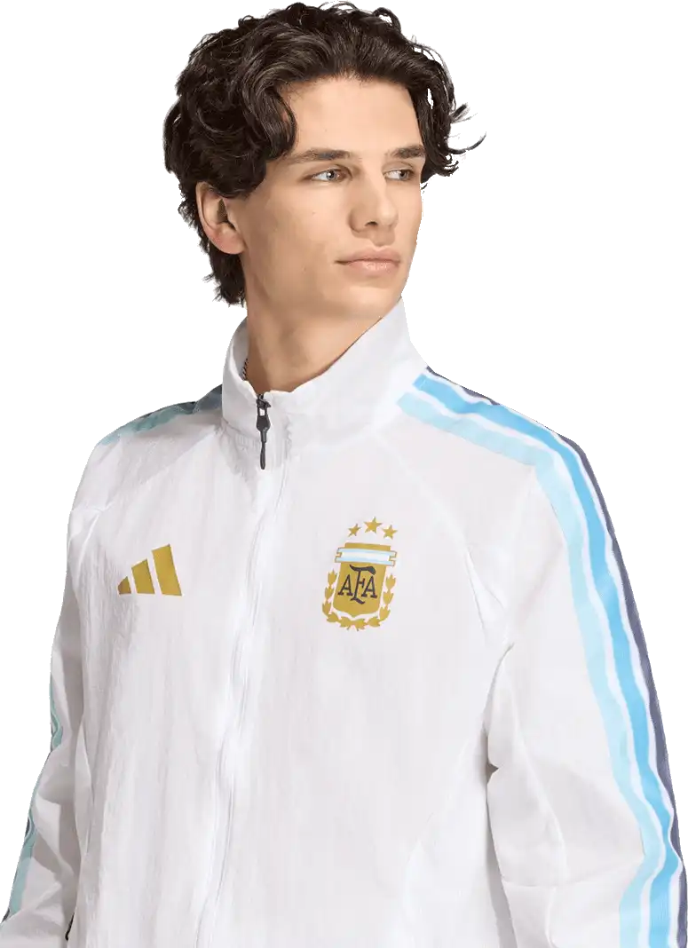 Pánská domácí bunda Adidas Argentina 2026 Anthem bílá