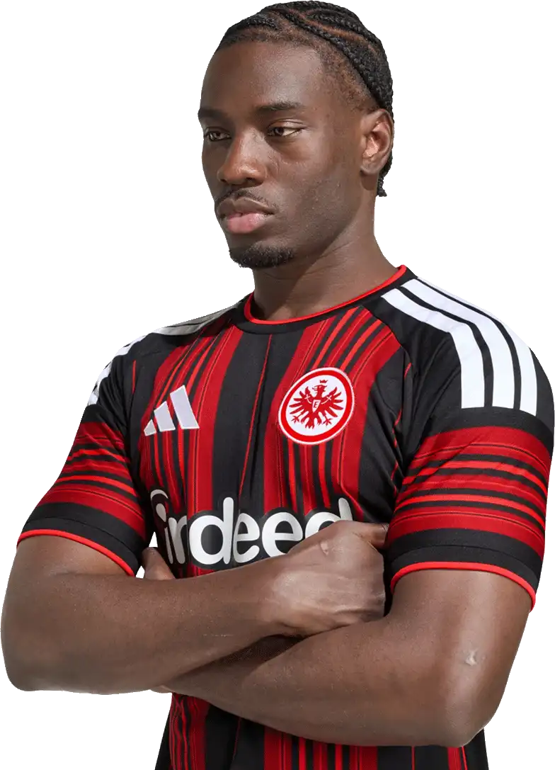 Pánský domácí dres Adidas Eintracht Frankfurt 26/27 černo-červený