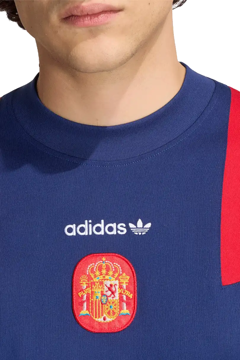Pánské sportovní volné tričko Adidas Originals Španělsko 2026 EQT Track modré