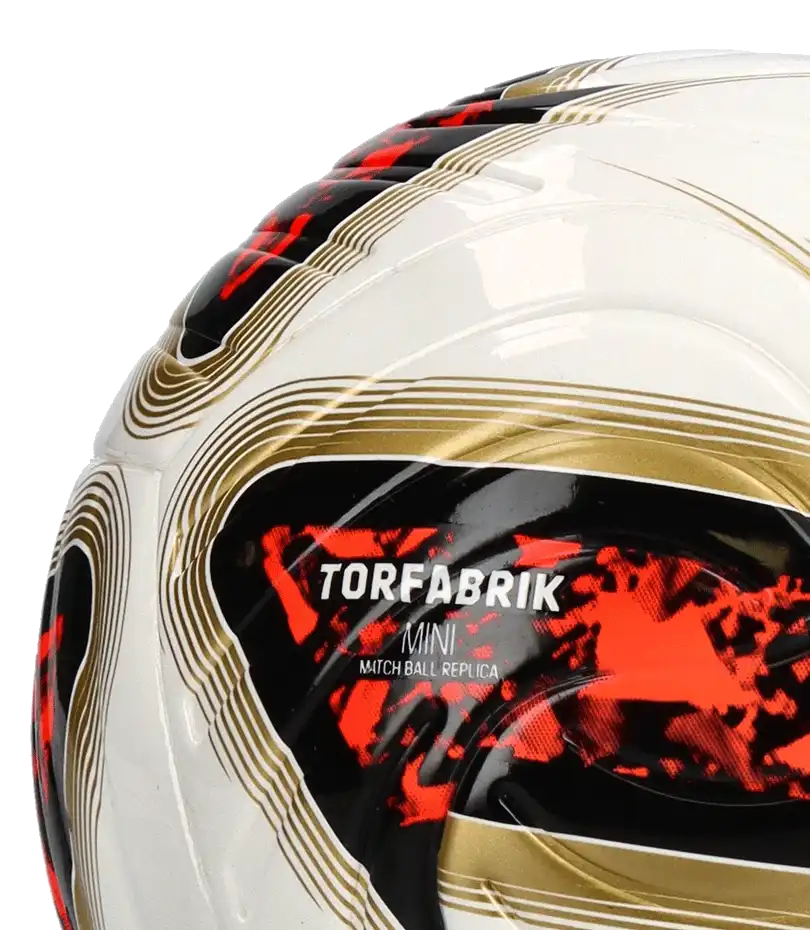 Fotbalový míč Adidas Bundesliga 26/27 Torfabrik velikost 1 Mini bílý