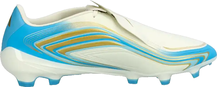 Pánské kopačky lisovky Adidas F50 League Messi FG bílo-blankytné