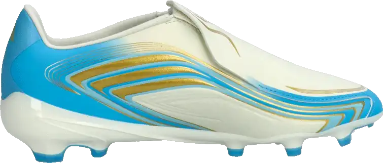 Dětské kopačky lisovky Adidas F50 League Messi LL FG bílo-blankytné