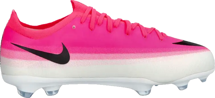 Dětské kopačky lisovky Nike Zoom Mercurial Vapor 17 Pro FG bílo-růžové