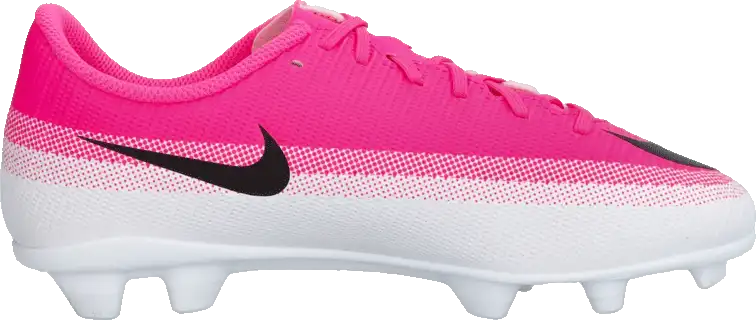 Dětské lisovky Nike Zoom Mercurial Vapor 17 Club FG/MG bílo-růžové