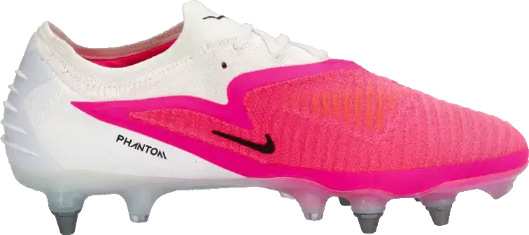 Pánské kopačky kolíky Nike Phantom 6 Low Elite SG-PRO bílo-růžové