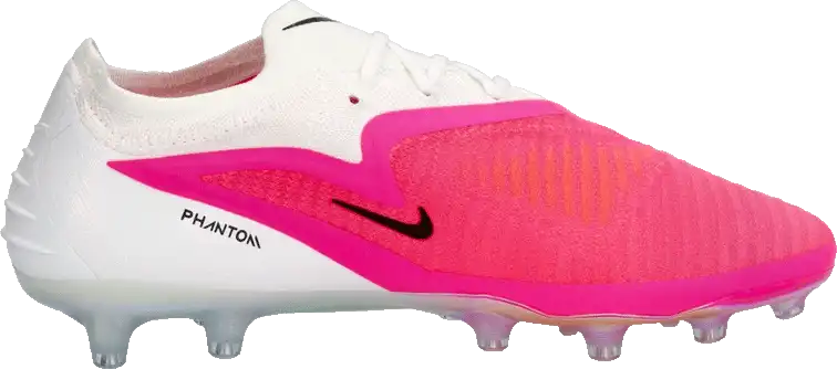 Pánské kopačky lisovky Nike Phantom 6 Low Elite AG-PRO bílo-růžové