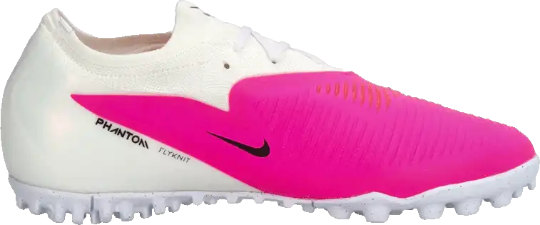 Pánské kopačky turfy Nike Phantom 6 Low Pro TF bílo-růžové